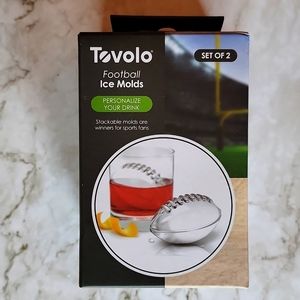 NIB Tovolo football ice molds - 2 pack